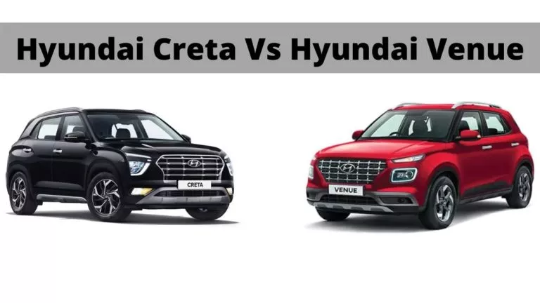 Hyundai Venue 2020 Vs Creta Base Model