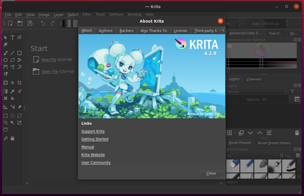 Krita — Professional free and open source paintaing Linux app