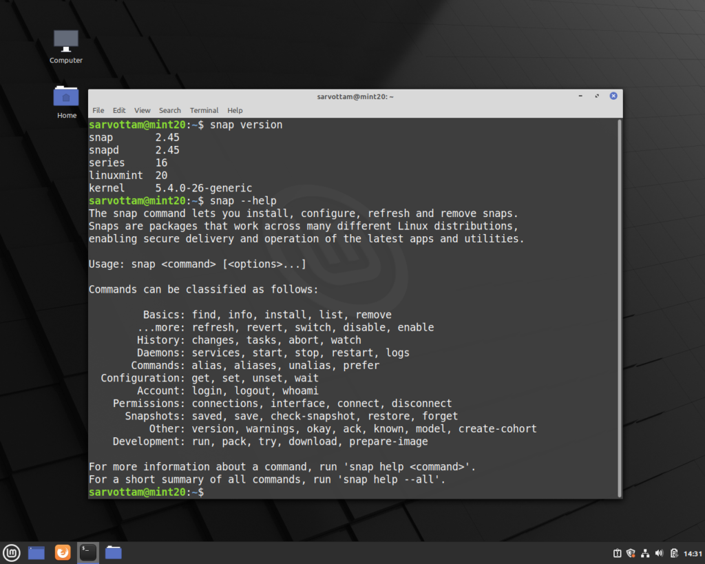 How To Enable Snap And Install Snap Packages On Linux Mint 20?