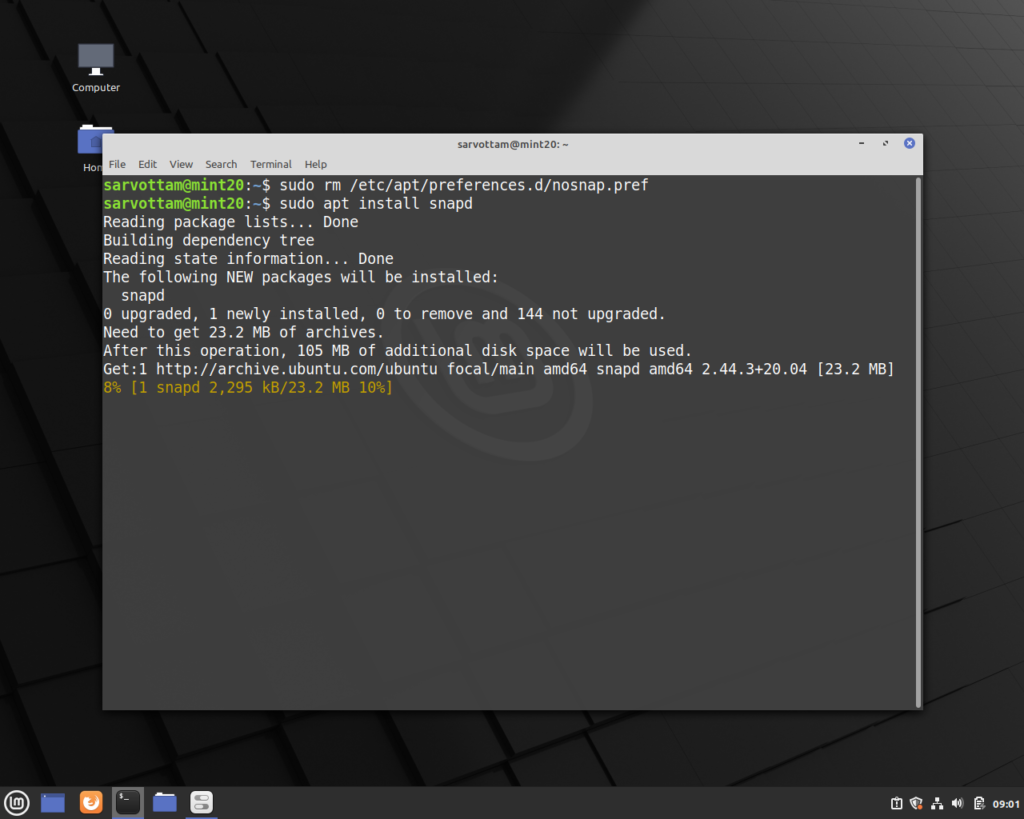 how-to-enable-snap-and-install-snap-packages-on-linux-mint-20