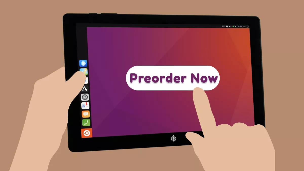 Linux Tablet 'PineTab' With Ubuntu Touch Is Now Available For Preorder