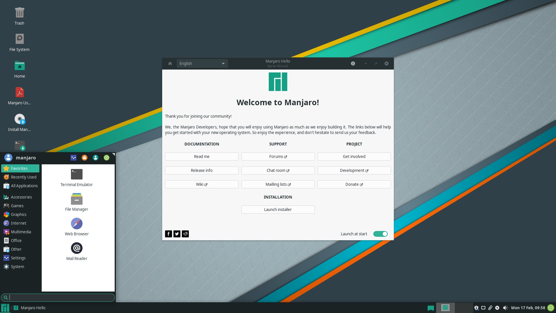 Горячие клавиши linux manjaro