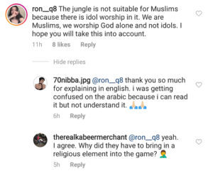 Players expressing concerns about Mysterious jungle mode on Instagram