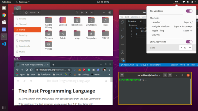 Install Pop Shell On Ubuntu 20.04 - Pop!_OS Auto-Tiling Manager