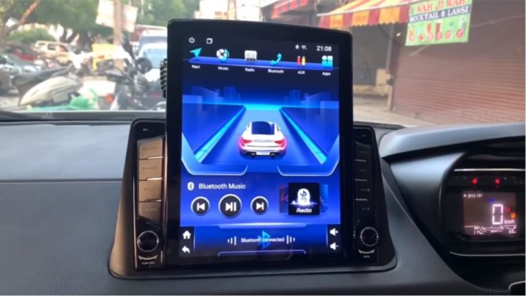Tata Nexon Screen Inspired from Tesla