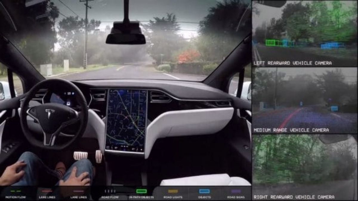 Tesla Model 3 self driving