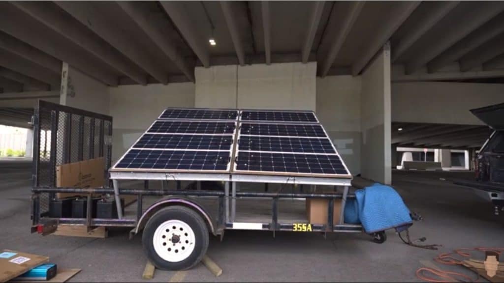 This 2,500 Solar Trailer Can Fully Charge Your Tesla Model 3 In 40 Hours