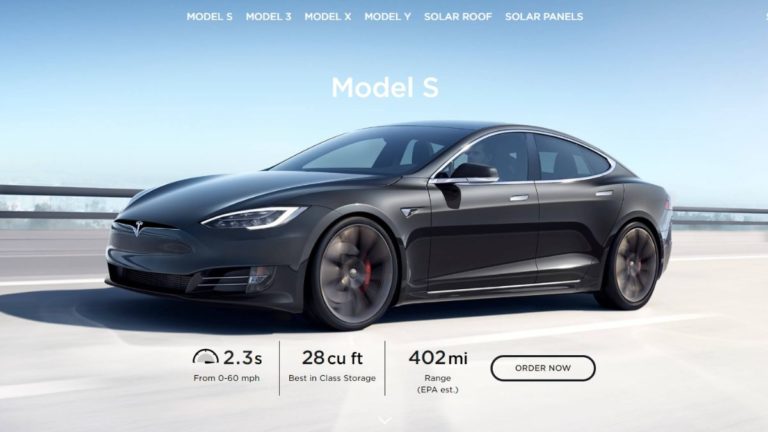 Tesla Model S improved 402 miles range