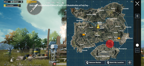 camping locations in pubg mobile