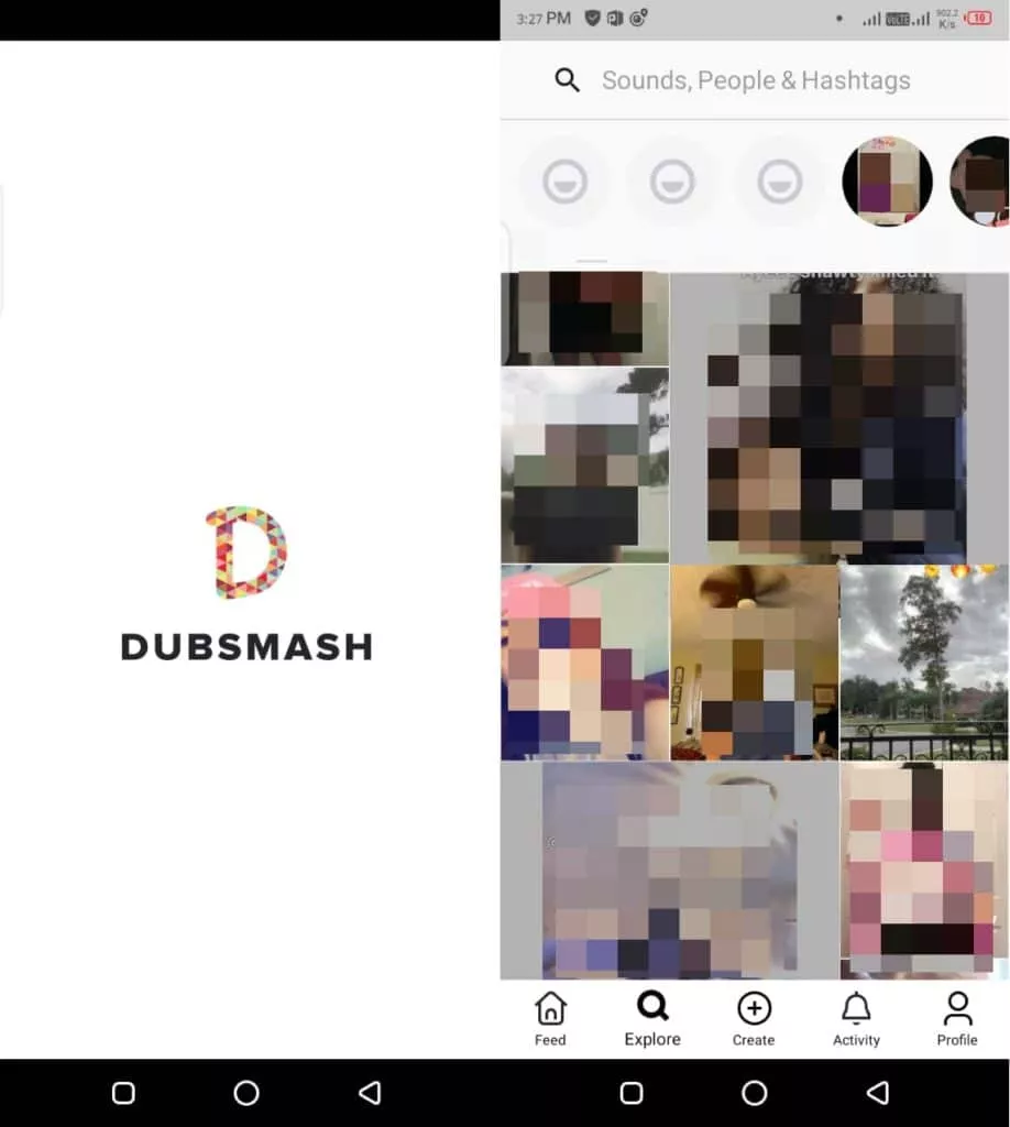 dubsmash interface