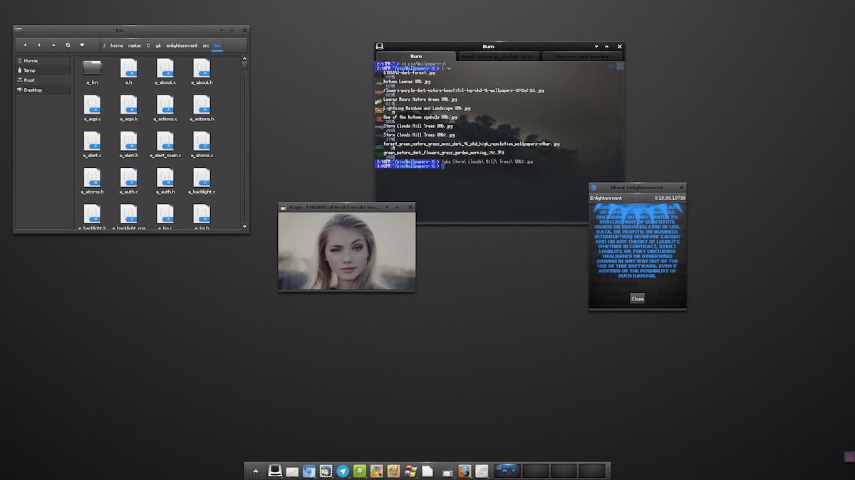 Enlightenment Desktop