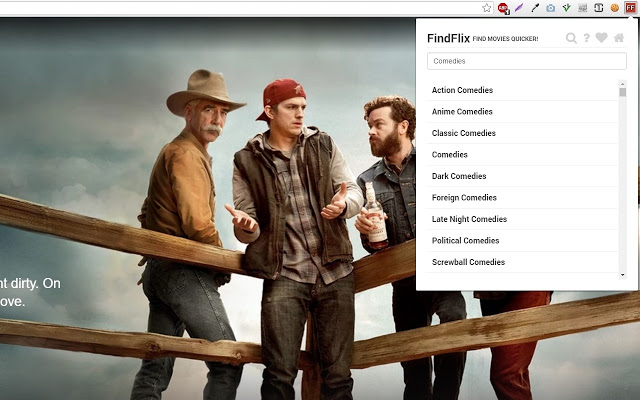 findflix Netflix extensão do google chrome