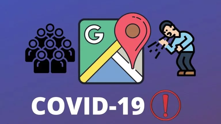 google maps COVID-19 Alerts