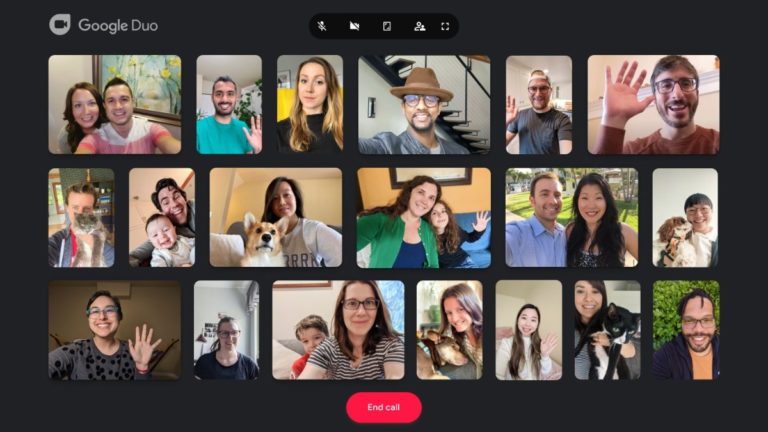 how to Google Duo web group video call