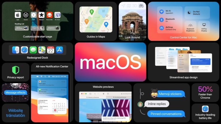 macOS Big Sur Apple WWDC 2020