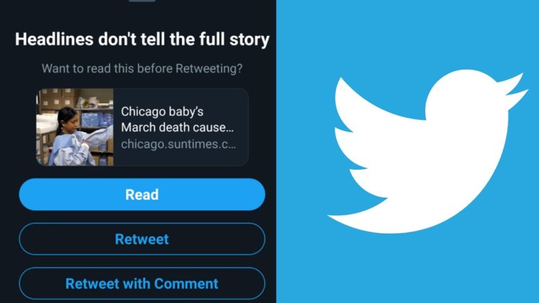Twitter’s New Feature Will Ask You To Read Articles Before Sharing Them