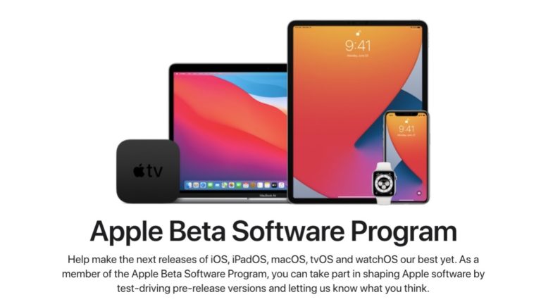 Apple iOS 14 Beta program