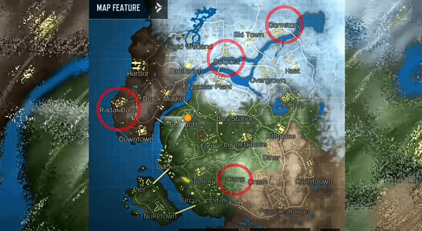 New COD Mobile Battle Royale Locations 