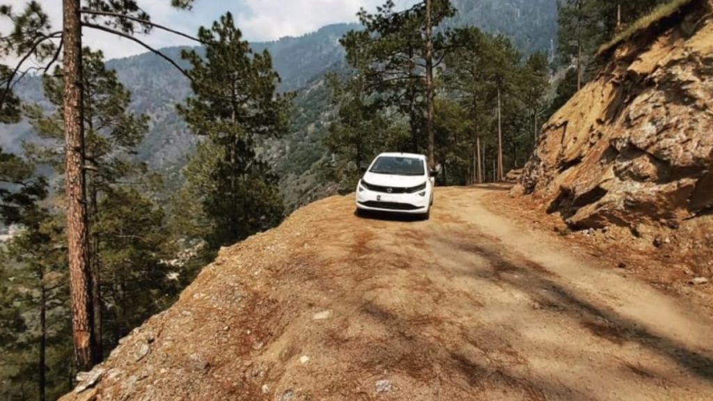 Tata altroz in mountains