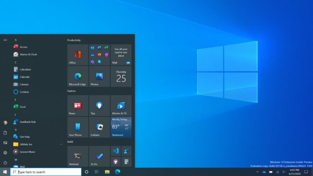 New Windows 10 Start Menu Revealed Days After It Was Teased