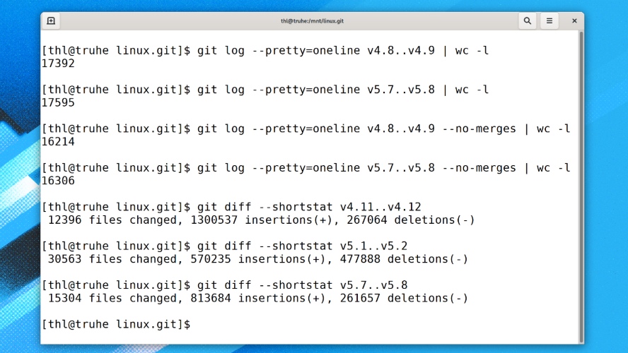 linux kernel git