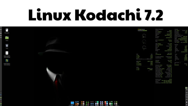 Linux Kodachi 7.2 'Defeat' Released With New Private Session Messenger