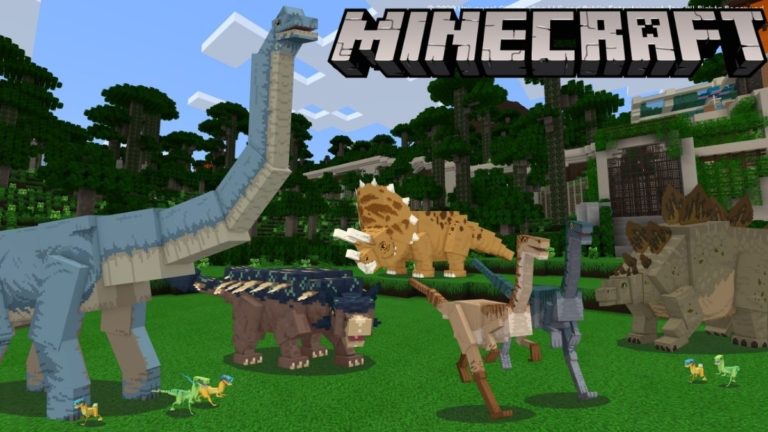 Minecraft Released The Entire 'Jurassic World' Universe In The New DLC
