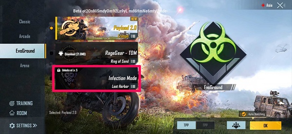 PUBG Mobile Infection Mode