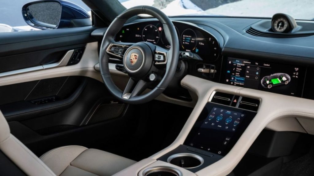 Porsche-Taycan-electric-car-interior