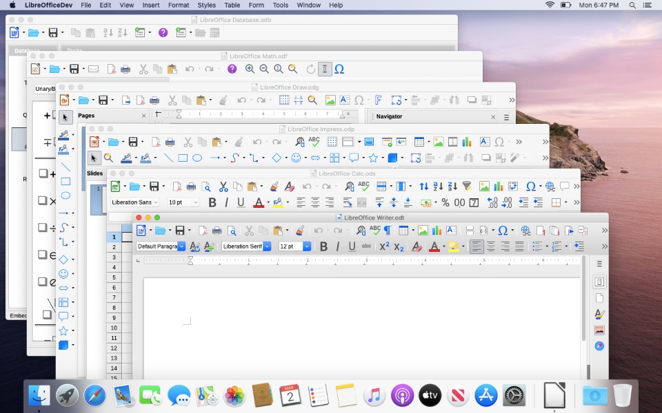 libreoffice vs microsoft office 2019