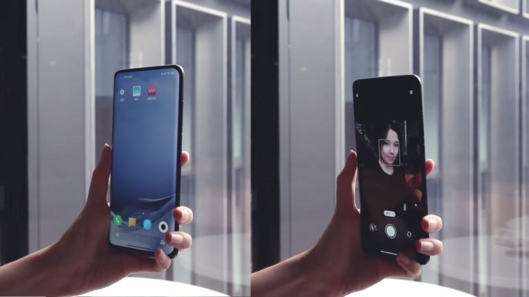 Xiaomi under-display camera video