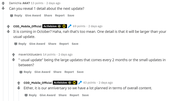 Call of Duty Mobile Season 11 update information