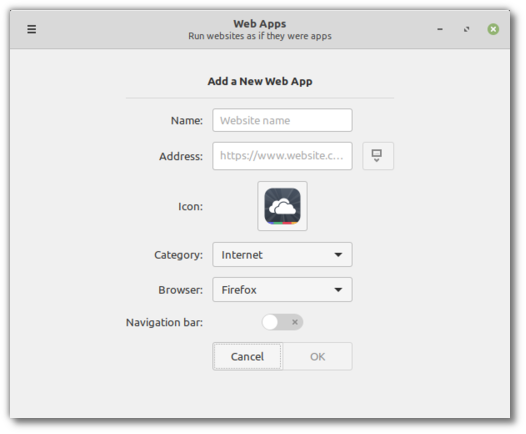 Linux Mint WebApp Manager Can Turn Websites Into Desktop Apps