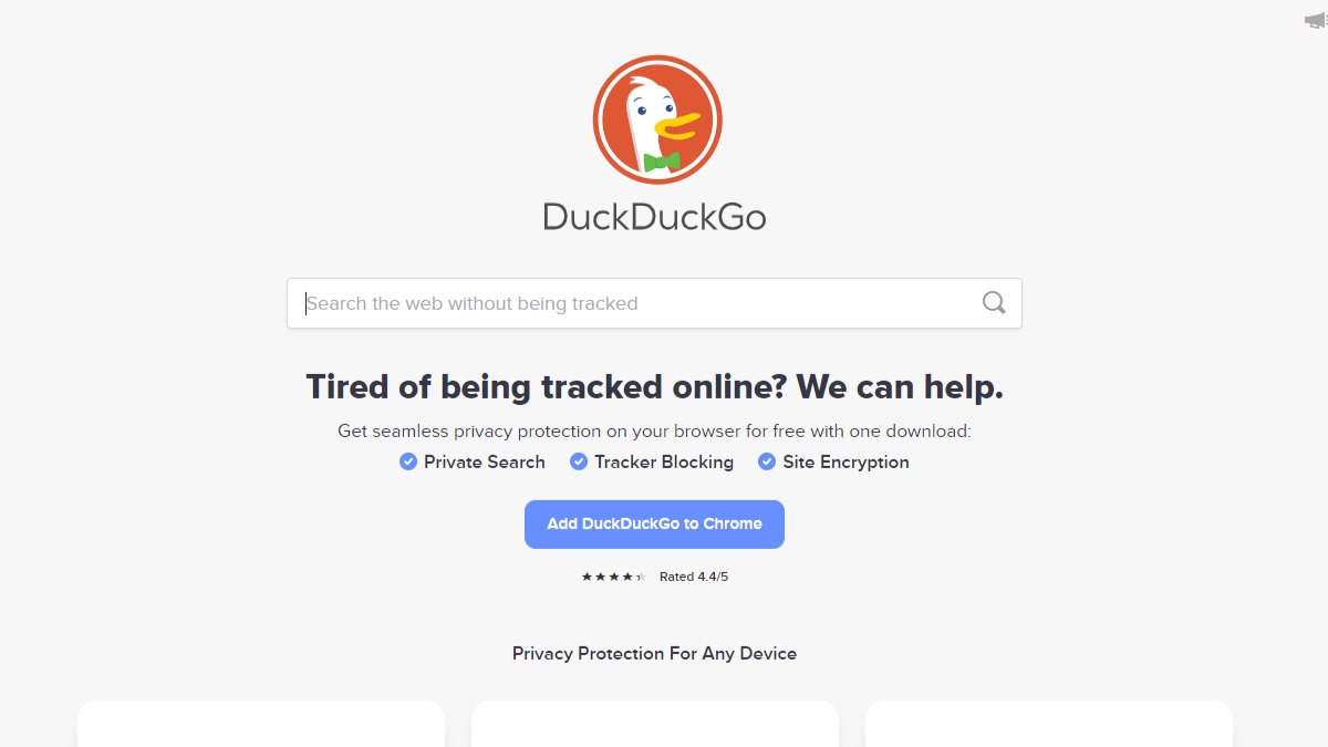 DuckDuckGo Questions Android Screen Choice EU