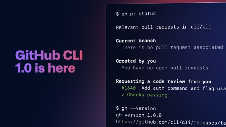 Github CLI 1.0 Stable version released