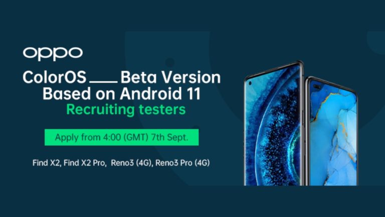 Oppo Android 11 Beta Recruitment Starts September 7; List Of Eligible Devices