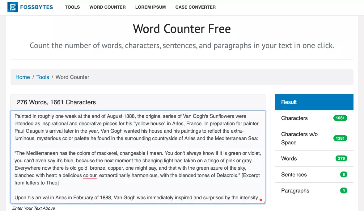 essay word counter free
