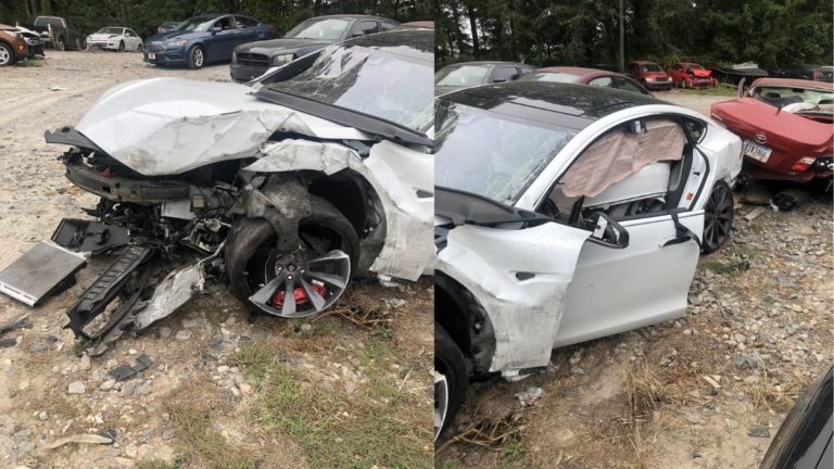 Tesla Model 3 brutal accident