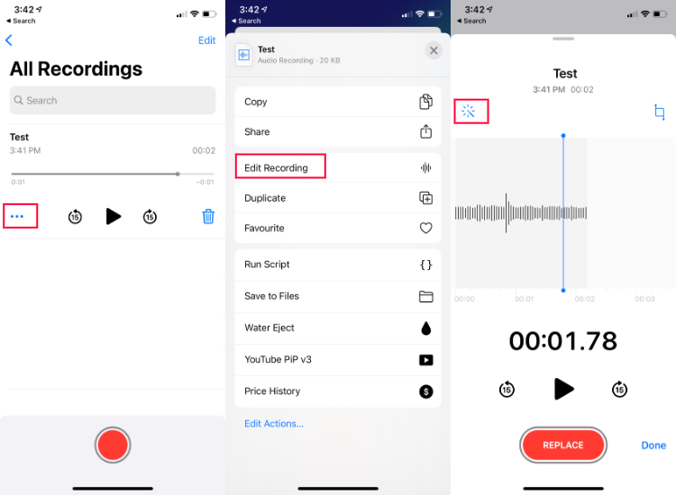 iOS 14 enhance voice memos