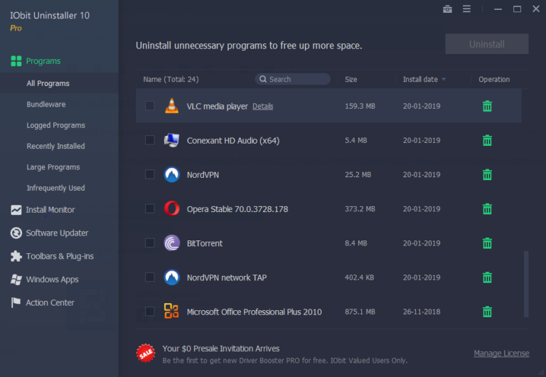 how do i get iobit uninstaller pro for free