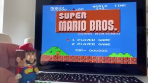 Hacker makes super mario bros controller with lego
