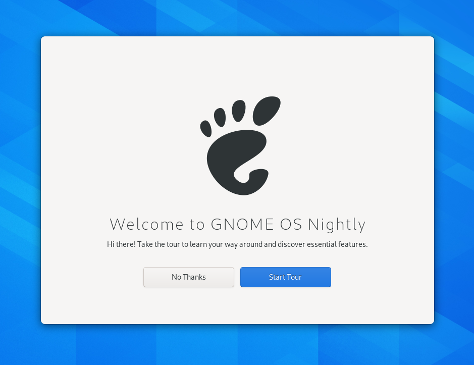Welcome to GNOME OS