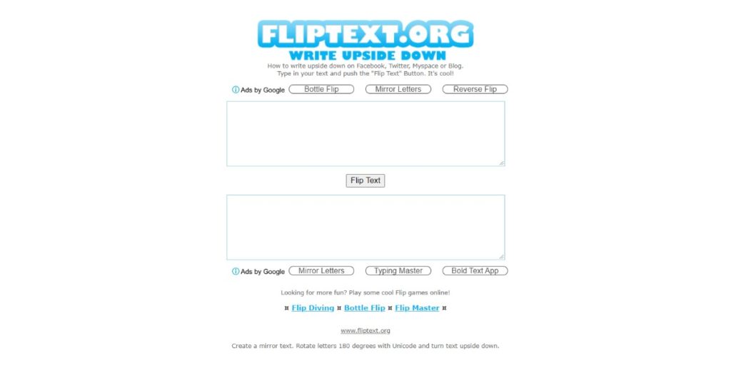 2 Flip Text Upside Down Tool Free FlipText