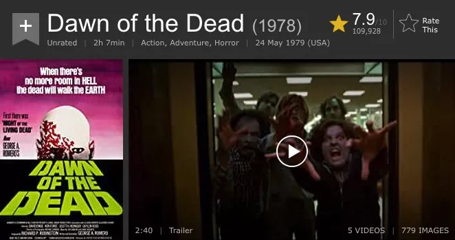 80s best horror site dawn of the dead