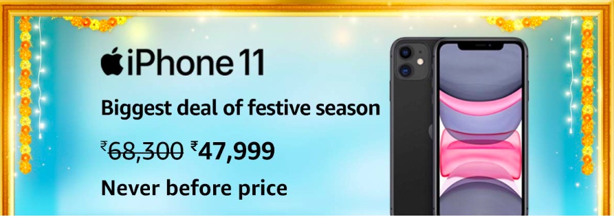 Amazon Great Indian Festival iPhone 11