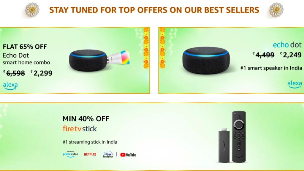 Amazon Grreat Indian Day Sale Echo