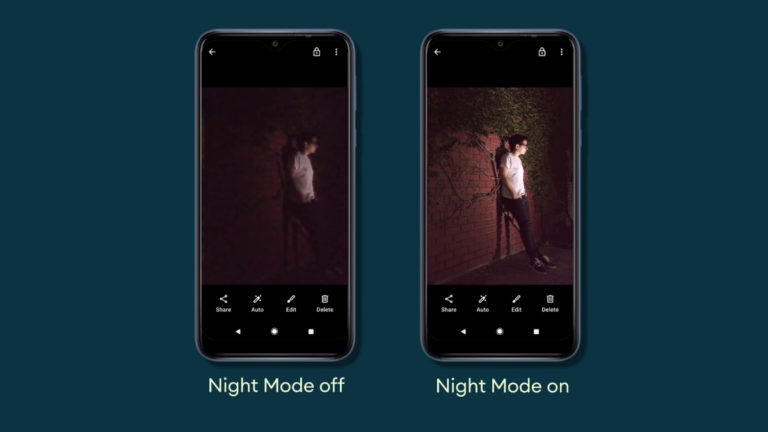 Android camera go night mode
