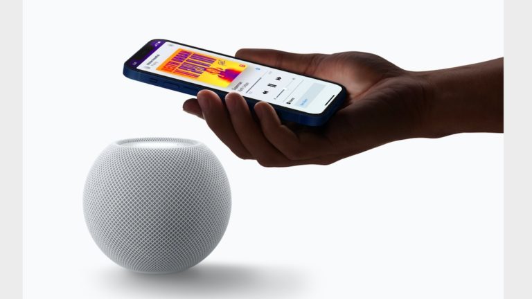 Apple HomePod Mini pairing with iPhone