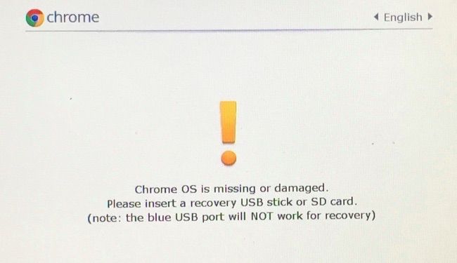 ChromeOS is Missing or damaged