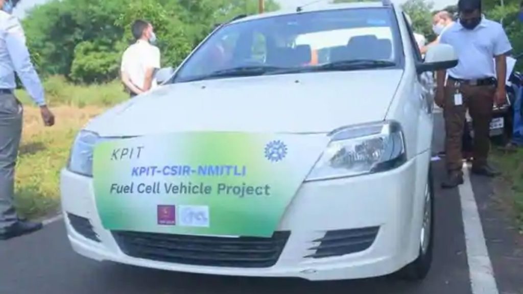 India's first hydrogen fuel cell car